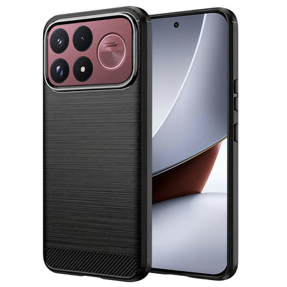Maska za Xiaomi Poco F9 Ultra, Techsuit, Carbon, crna