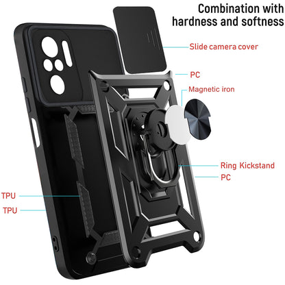 Maska za Xiaomi Poco M5s / Redmi Note 10S / Note 10, Techsuit, CamShield, Crna