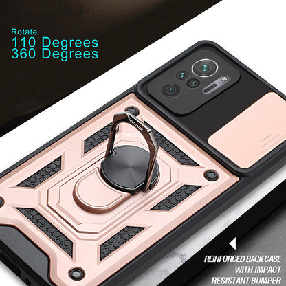 Maska za Xiaomi Poco M5s / Redmi Note 10S / Note 10, Techsuit, CamShield, Crna