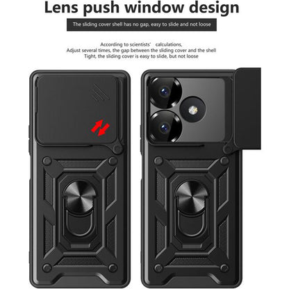 Maska za Xiaomi Poco M6 4G / Redmi 13, Techsuit, CamShield, Crna