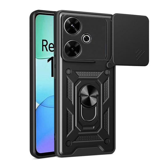 Maska za Xiaomi Poco M6 4G / Redmi 13, Techsuit, CamShield, Crna