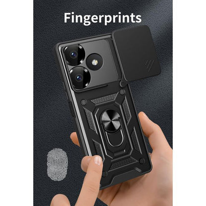 Maska za Xiaomi Poco M6 4G / Redmi 13, Techsuit, CamShield, Crna