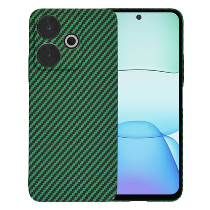 Maska za Xiaomi Poco M6 4G / Redmi 13, Techsuit, Carbonite FiberShell, Zelena