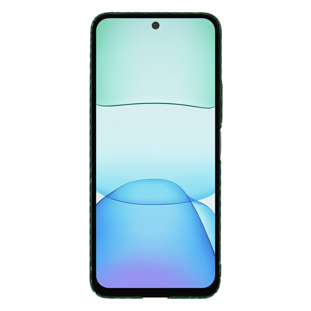 Maska za Xiaomi Poco M6 4G / Redmi 13, Techsuit, Carbonite FiberShell, Zelena