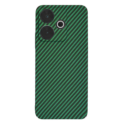 Maska za Xiaomi Poco M6 4G / Redmi 13, Techsuit, Carbonite FiberShell, Zelena