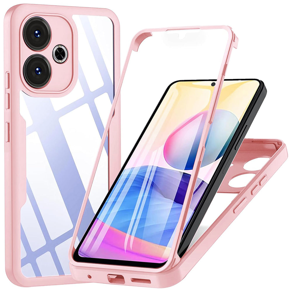 Maska za Xiaomi Poco M6 4G / Redmi 13, Techsuit, ColorVerse 360, Roza