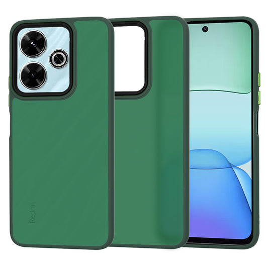 Maska za Xiaomi Poco M6 4G / Redmi 13, Techsuit, HaloFrost, Zelena