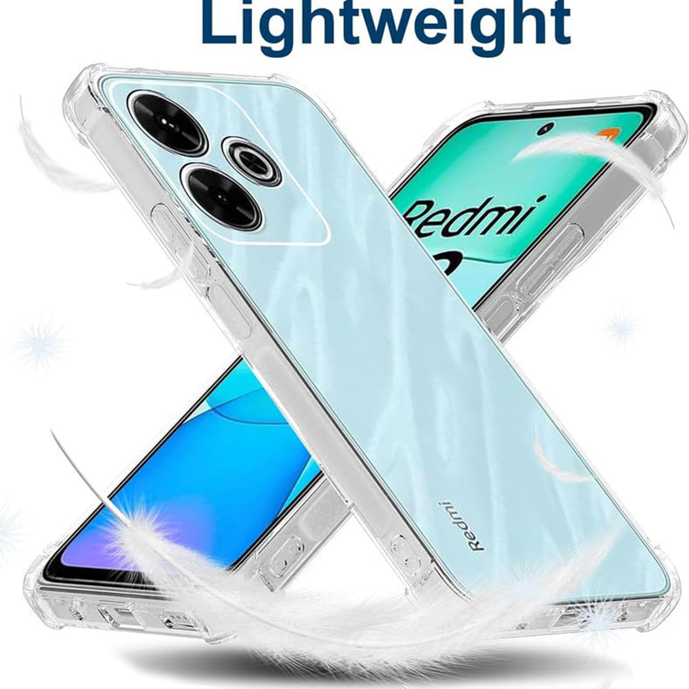 Maska za Xiaomi Poco M6 4G / Redmi 13, Techsuit, Otporna na udarce, Prozirna