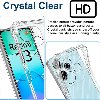 Maska za Xiaomi Poco M6 4G / Redmi 13, Techsuit, Otporna na udarce, Prozirna