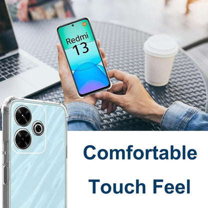 Maska za Xiaomi Poco M6 4G / Redmi 13, Techsuit, Otporna na udarce, Prozirna