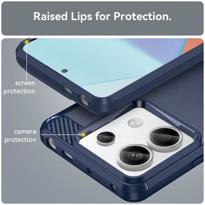Maska za Xiaomi Poco M7 Pro 5G, Techsuit, Karbon, Crna