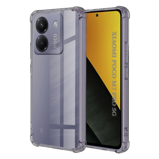 Maska za Xiaomi Poco M7 Pro 5G, Techsuit, Shockproof Clear, Dimna