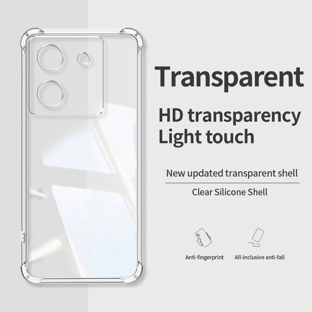 Maska za Xiaomi Poco M7 Pro 5G, Techsuit, Otporna na udarce, Prozirna