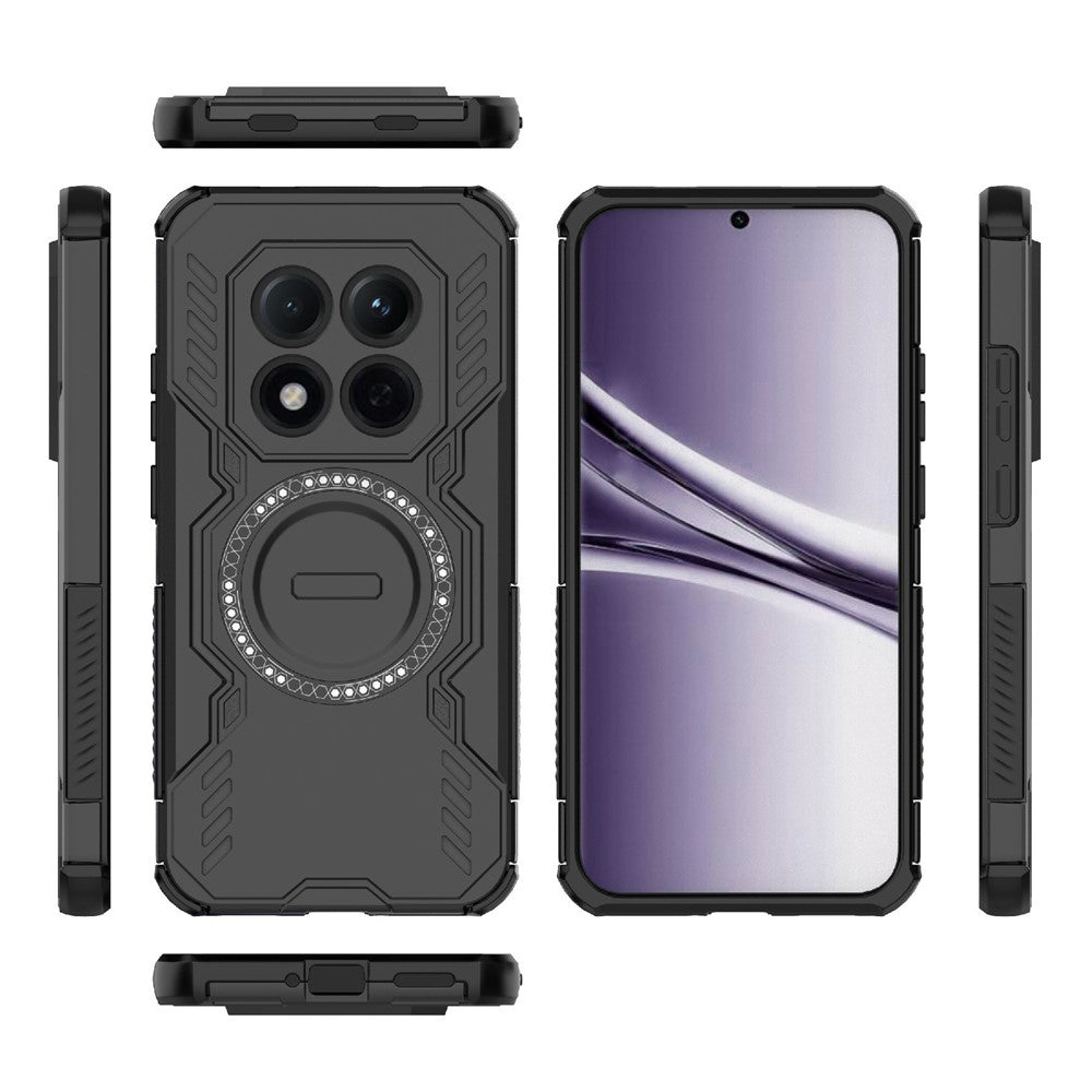 MagSafe futrola za Xiaomi Poco M8 Pro / Redmi Note 15 Pro+ 5G, Techsuit, ArmorMag, Crna