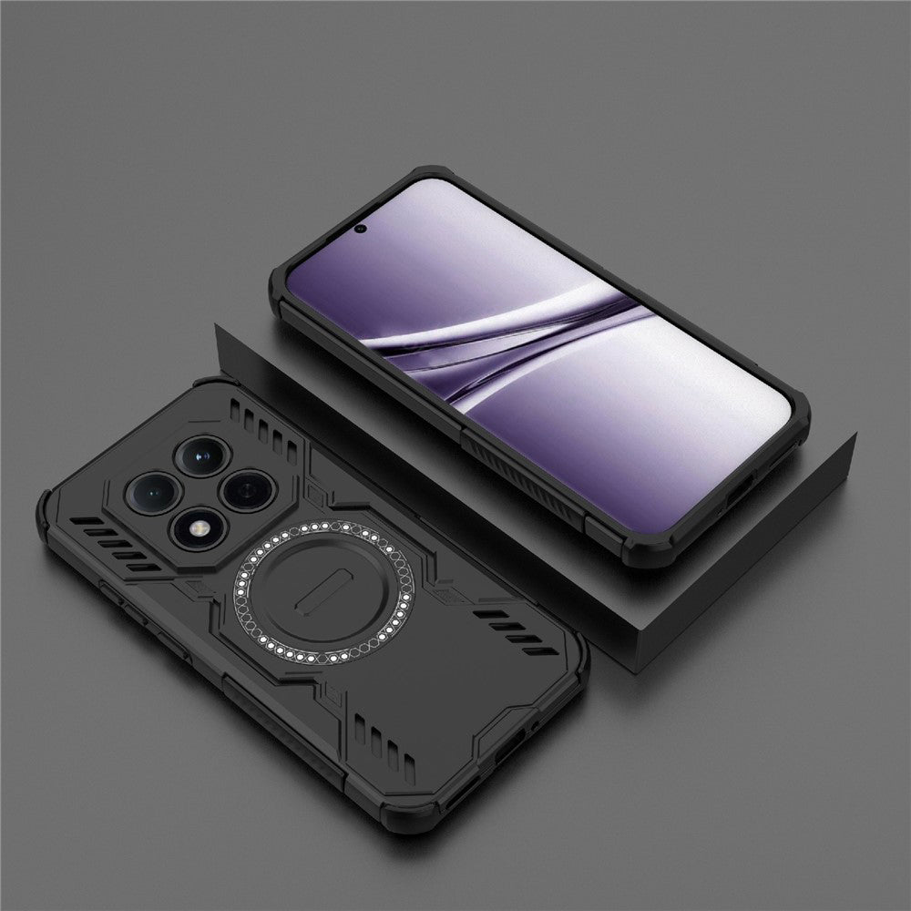 MagSafe futrola za Xiaomi Poco M8 Pro / Redmi Note 15 Pro+ 5G, Techsuit, ArmorMag, Crna
