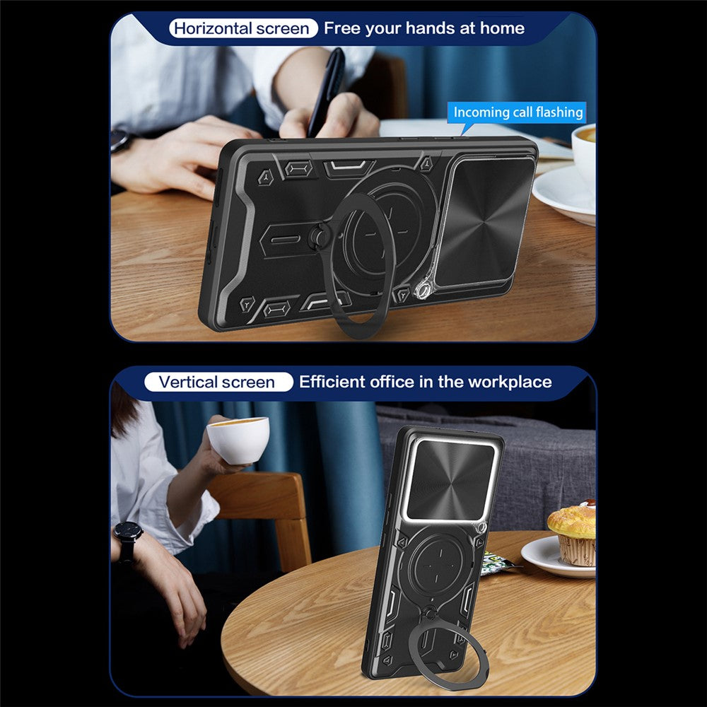 Futrola za Xiaomi Poco M8 Pro / Redmi Note 15 Pro+ 5G, Techsuit, CamGuard Pro, Crna