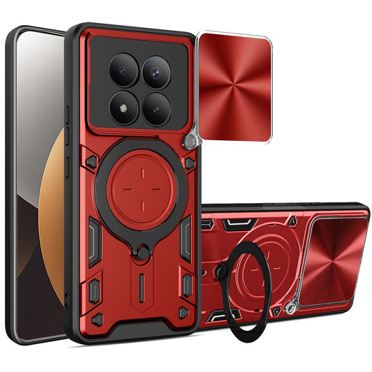 Futrola za Xiaomi Poco M8 Pro / Redmi Note 15 Pro+ 5G, Techsuit, CamGuard Pro, Crvena