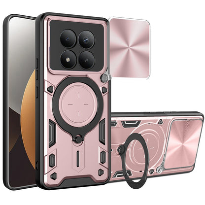 Futrola za Xiaomi Poco M8 Pro / Redmi Note 15 Pro+ 5G, Techsuit, CamGuard Pro, Zlatno Roza