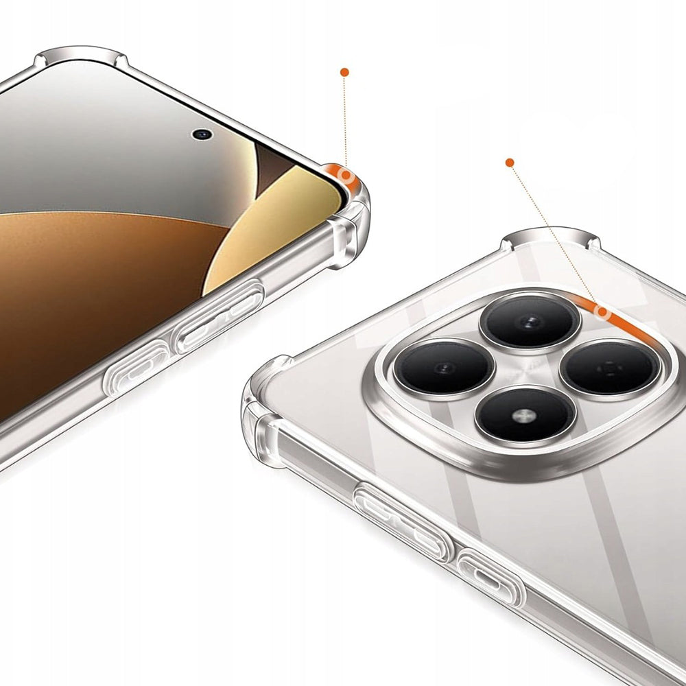 Futrola za Xiaomi Poco M8 / Redmi Note 15 5G / Note 15 4G, Techsuit, Shockproof Clear, Prozirna