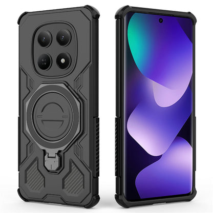 Futrola za Xiaomi Poco M8 / Redmi Note 15 5G, Techsuit, Carbon Shield Pro, Crna