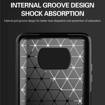 Maska za Xiaomi Poco X3 Pro / X3 NFC / X3, Techsuit, Karbon, Crna
