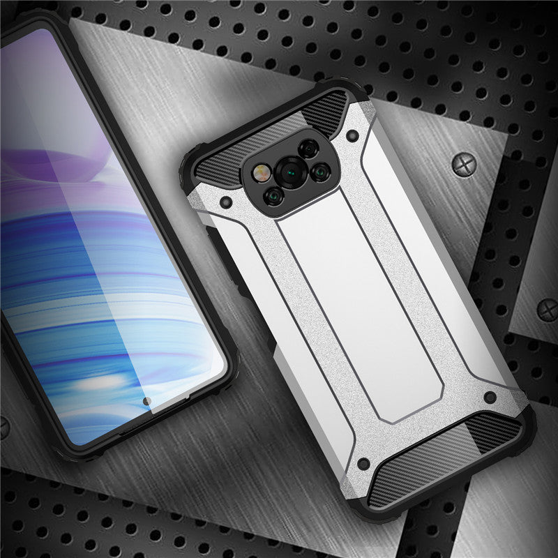 Maska za Xiaomi Poco X3 Pro / X3 NFC / X3, Techsuit, Hybrid Armor, Crna