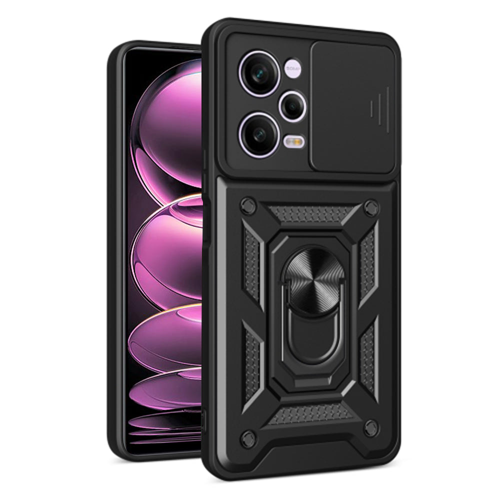 Maska za Xiaomi Poco X5 Pro / Redmi Note 12 Pro 5G, Techsuit, CamShield, Crna