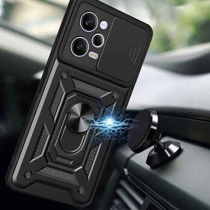 Maska za Xiaomi Poco X5 Pro / Redmi Note 12 Pro 5G, Techsuit, CamShield, Crna