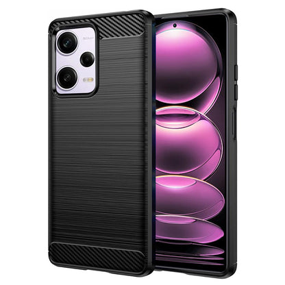 Maska za Xiaomi Poco X5 Pro / Redmi Note 12 Pro 5G, Techsuit, Karbon, Crna