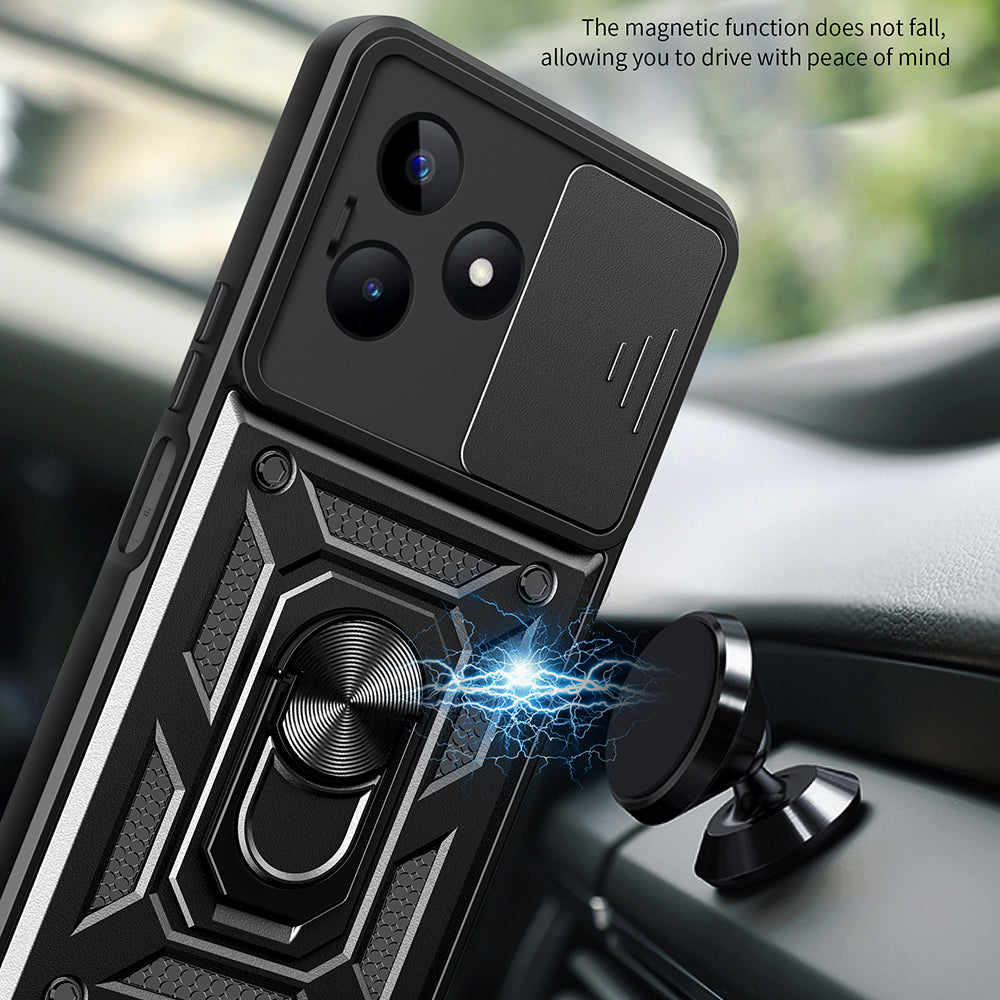 Maska za Xiaomi Poco X6 / Note 13 Pro 5G, Techsuit, CamShield, Crna
