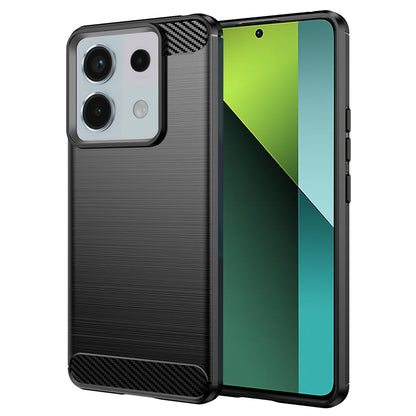 Maska za Xiaomi Poco X6 / Note 13 Pro 5G, Techsuit, Karbon, Crna