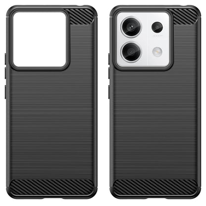 Maska za Xiaomi Poco X6 / Note 13 Pro 5G, Techsuit, Karbon, Crna