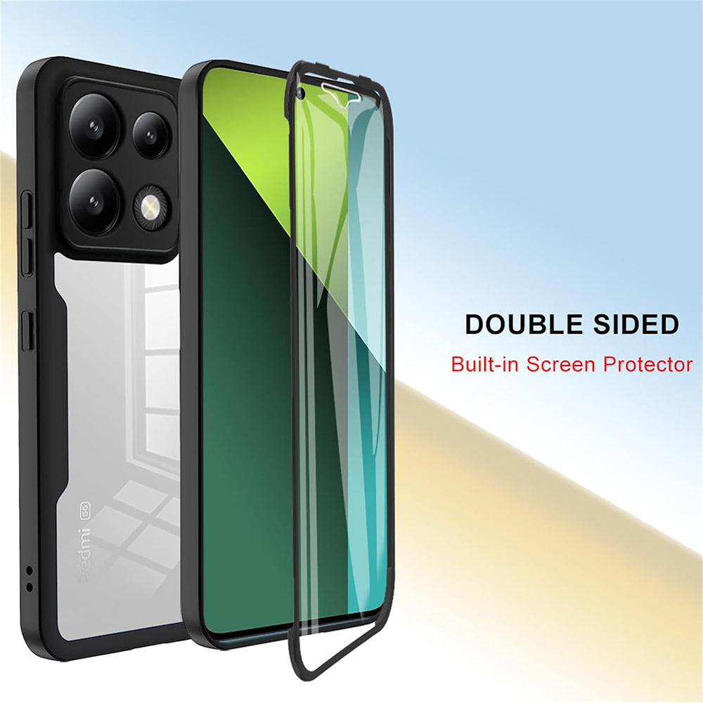 Maska za Xiaomi Poco X6 / Note 13 Pro 5G, Techsuit, ColorVerse 360, Crna