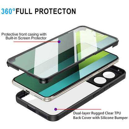 Maska za Xiaomi Poco X6 / Note 13 Pro 5G, Techsuit, ColorVerse 360, Crna