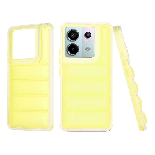 Maska za Xiaomi Poco X6 / Note 13 Pro 5G, Techsuit, Wave Shield, Žuta
