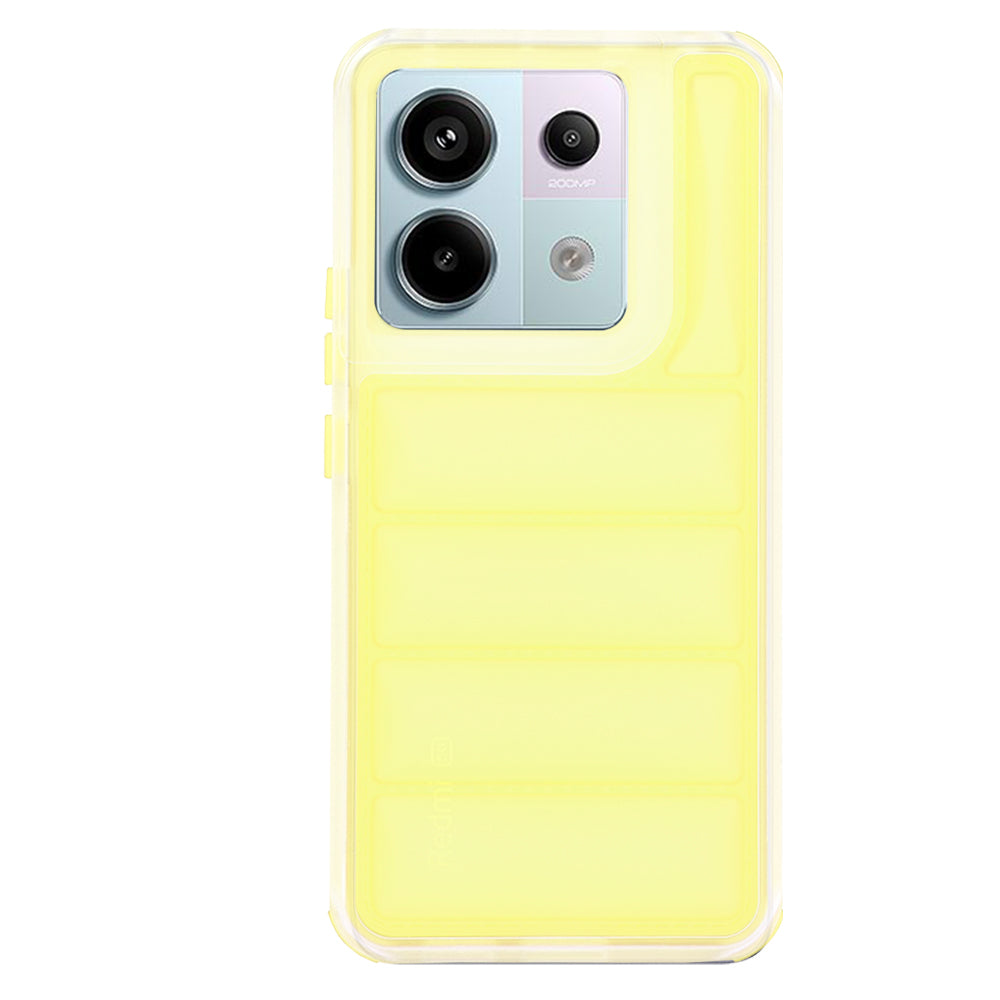 Maska za Xiaomi Poco X6 / Note 13 Pro 5G, Techsuit, Wave Shield, Žuta