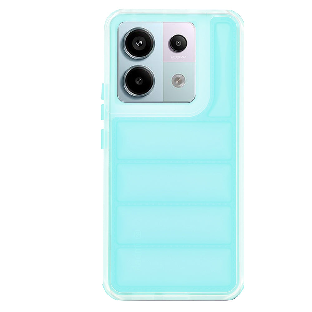 Maska za Xiaomi Poco X6 / Note 13 Pro 5G, Techsuit, Wave Shield, Tirkizna