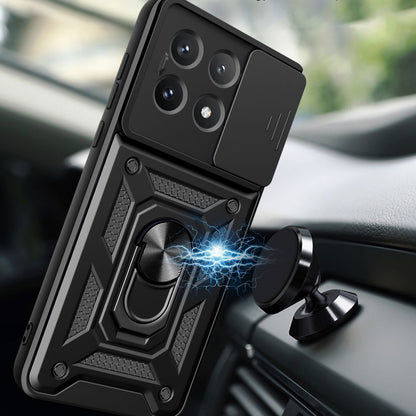 Maska za Xiaomi Poco X6 Pro, Techsuit, CamShield, Crna
