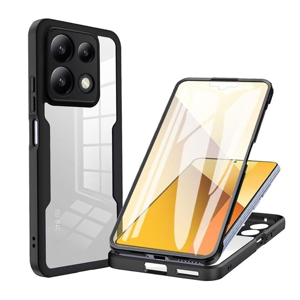 Maska za Xiaomi Poco X6 Pro, Techsuit, ColorVerse 360, Crna