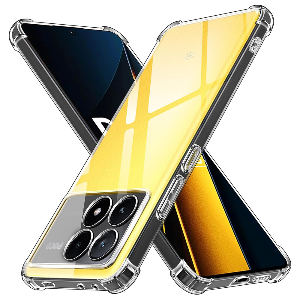 Maska za Xiaomi Poco X6 Pro, Techsuit, Shockproof Clear, Prozirna