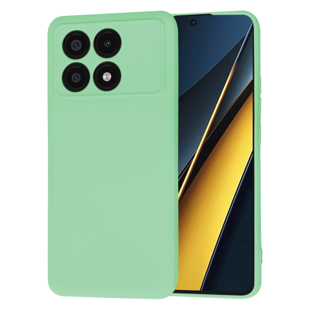 Maska za Xiaomi Poco X6 Pro, Techsuit, SoftFlex, Svijetlo Zelena