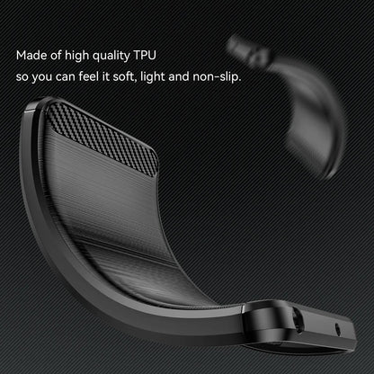 Maska za Xiaomi Poco X7 / Note 14 Pro 5G, Techsuit, Karbon, Crna