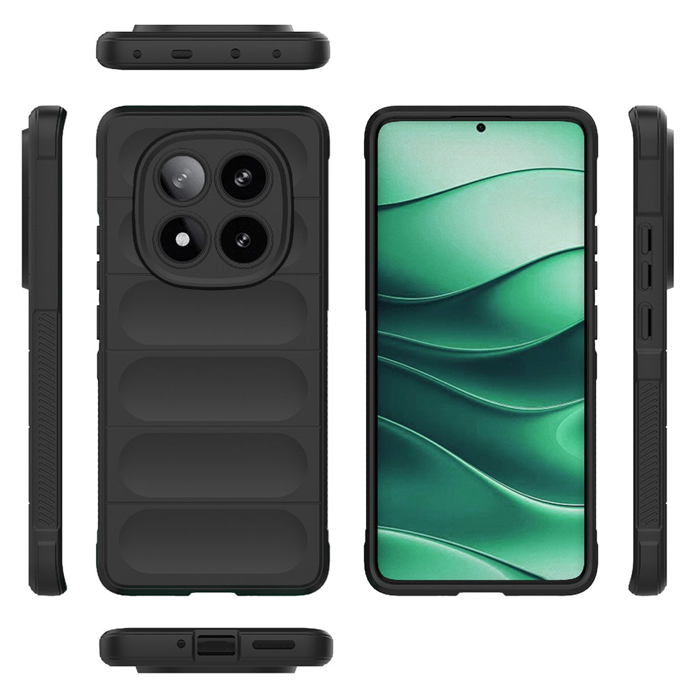 Maska za Xiaomi Poco X7 / Note 14 Pro 5G, Techsuit, Magic Shield, Crna
