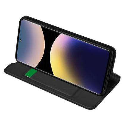 Maska za Xiaomi Poco X7 / Note 14 Pro 5G, Techsuit, Magskin Book, Crna