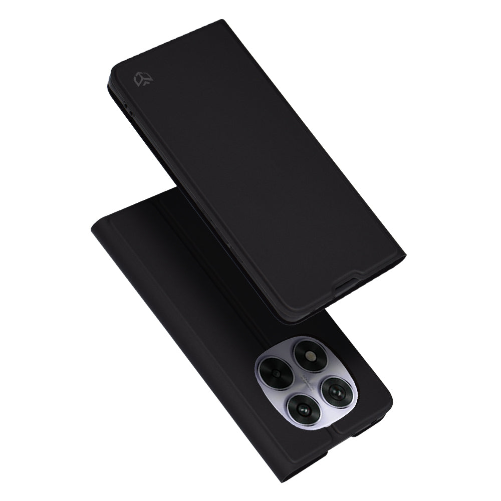 Maska za Xiaomi Poco X7 / Note 14 Pro 5G, Techsuit, Magskin Book, Crna