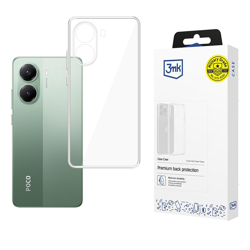 Maska za Xiaomi Poco X7 Pro, 3MK, Clear, Prozirna