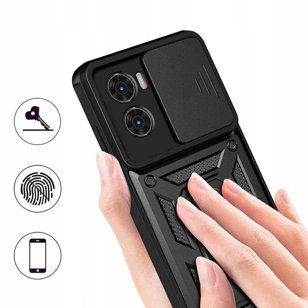 Maska za Xiaomi Poco X7 Pro, Techsuit, CamShield, Crna