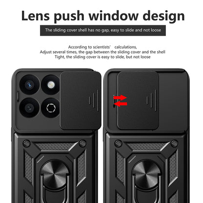 Maska za Xiaomi Poco X7 Pro, Techsuit, CamShield, Crna