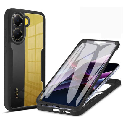 Maska za Xiaomi Poco X7 Pro, Techsuit, ColorVerse 360, Crna