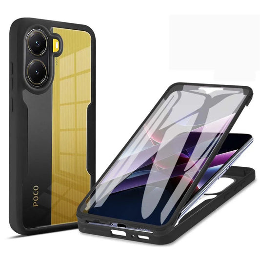 Maska za Xiaomi Poco X7 Pro, Techsuit, ColorVerse 360, Crna